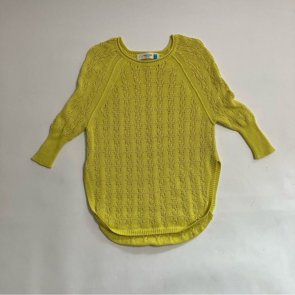 ANTHRO SPARROW yellow sweater